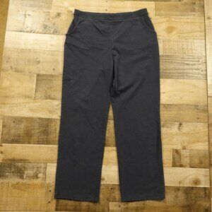 L.L.Bean Knit Pull-On Pants Women’s Large Navy Stretch Cotton Casual